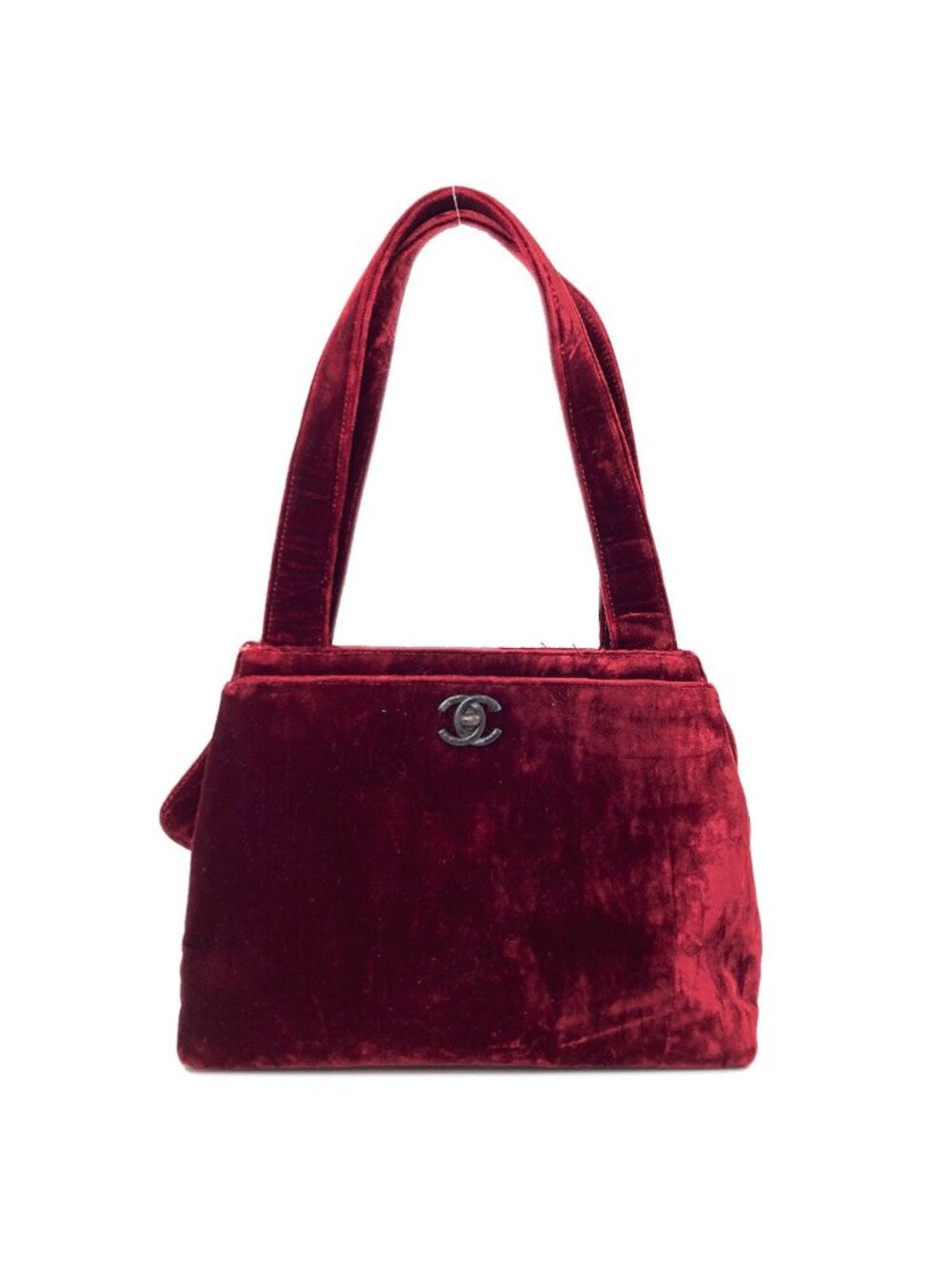 Chanel CC Logo Tote Bag Velour